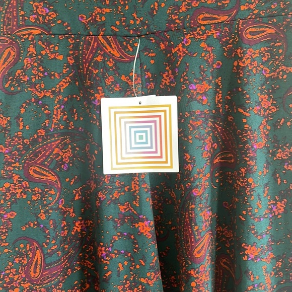 LulaRoe Azure Paisley Midi Skirt NEW - Picture 3 of 4